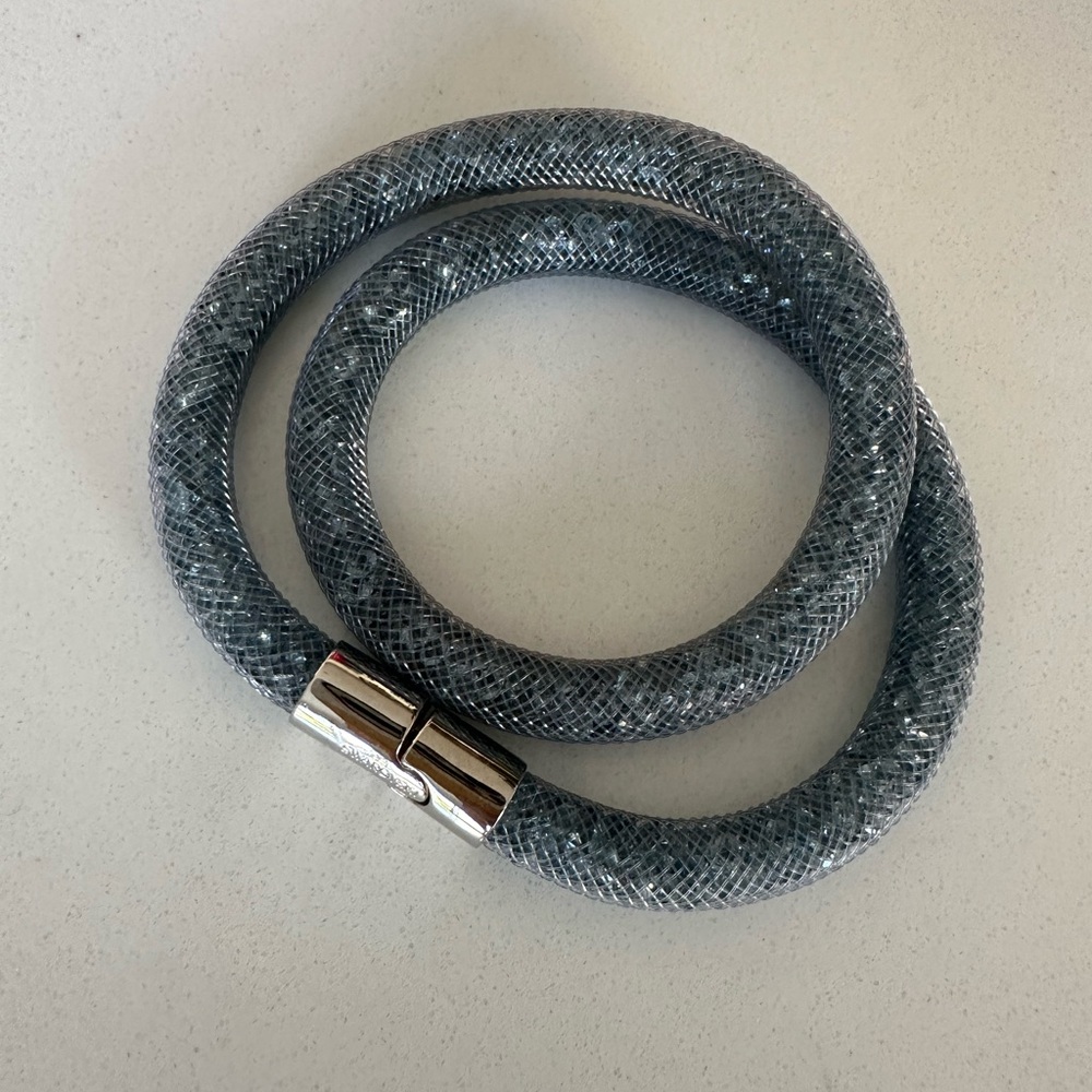 Swarovski blue rope bracelet/necklace